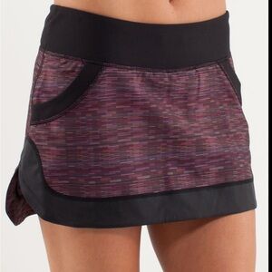 Lululemon Run: For All Skirt
Wee Are From Space Black March Multi / Black Size 8